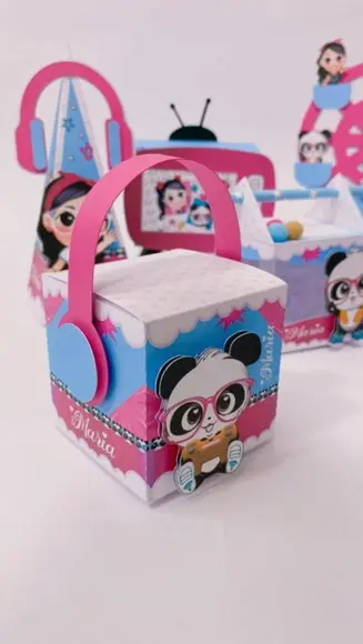 6 Caixas Cubo Fone Luluca