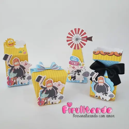Kit Personalizados Mundo Bita Fazendinha