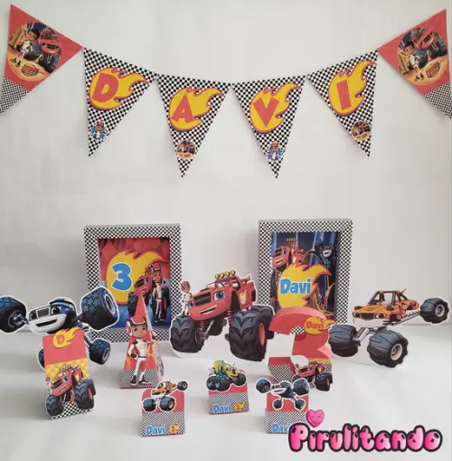 Kit Festa Completo Blaze and the Monsters Machines