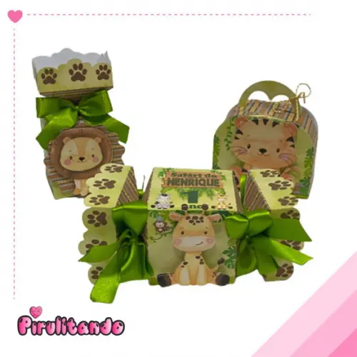 Personalizados Safari Aquarela