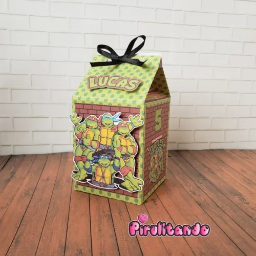 6 Caixas Milk Tartarugas Ninja
