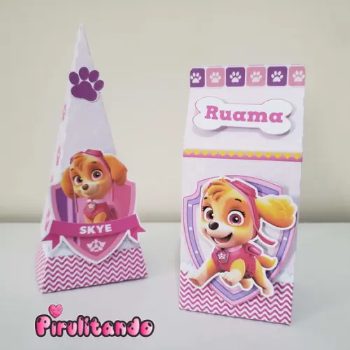 Personalizados Patrulha Canina Skye Menina