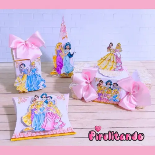 Personalizados Princesas Aquarelado