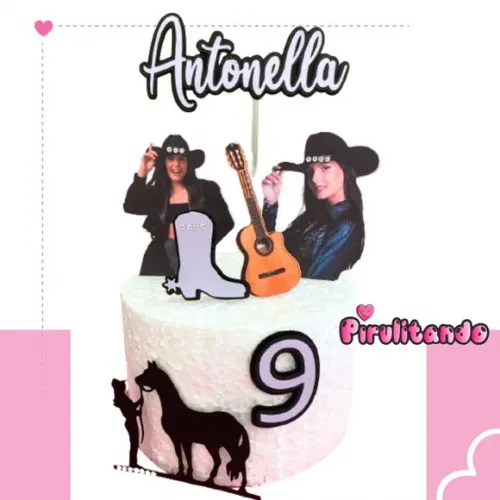 Topo de Bolo Ana Castela Sertanejo