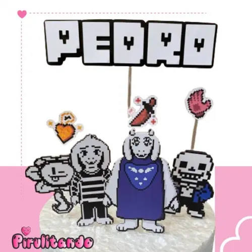 Topo de Bolo Undertale