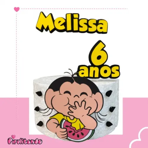 Topo de Bolo Magali