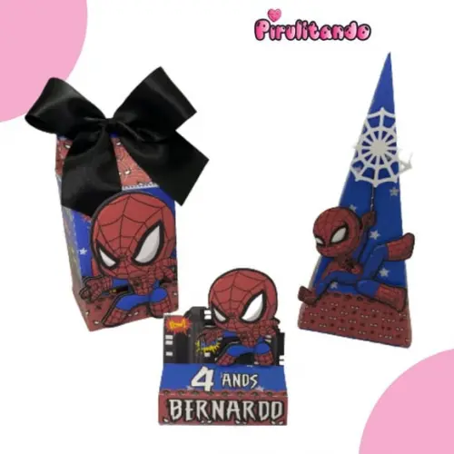 Kit Festa Em Casa Homem Aranha Baby Cute