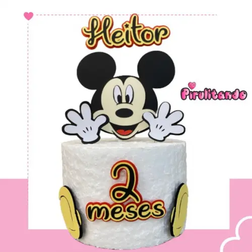 Topo de Bolo Mickey