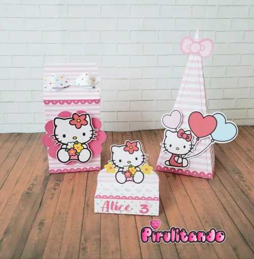 Kit Festa em Casa Hello Kitty