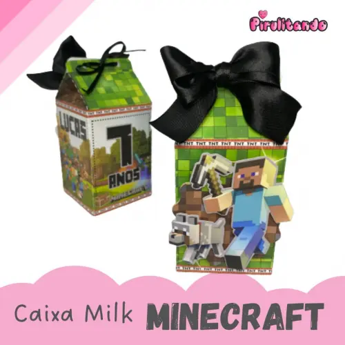 Kit Festa em Casa Minecraft