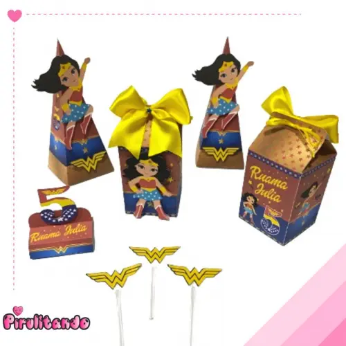 Kit Festa Completo Mulher Maravilha