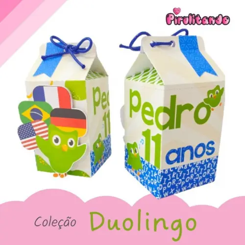Kit Festa Completo Duolingo