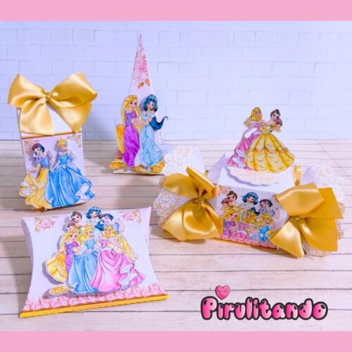 Personalizados Princesas Aquarelado