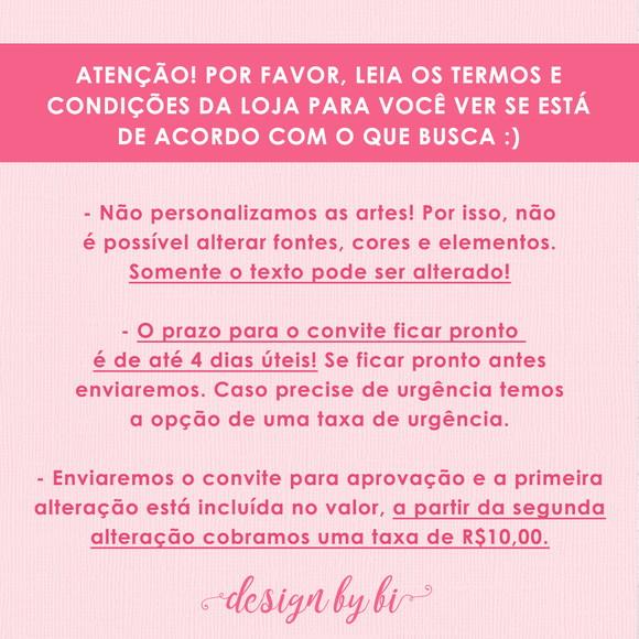 Convite Jardim Encantado Digital Virtual Whatsapp