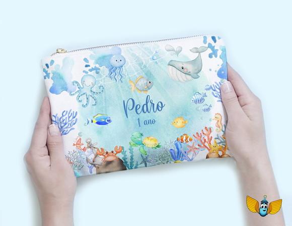 Necessaire Fundo do Mar Cute