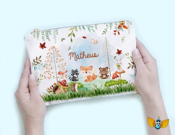 Necessaire Animais do Bosque