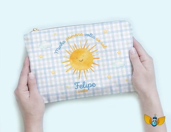 Necessaire Primeira Volta ao Sol