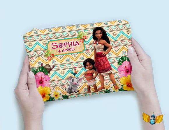 Necessaire Moana 2 Floral - Meninas e Meninos