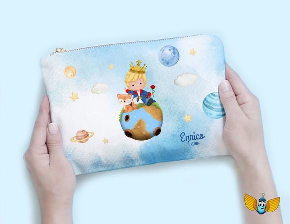 Necessaire Pequeno Príncipe Aquarela
