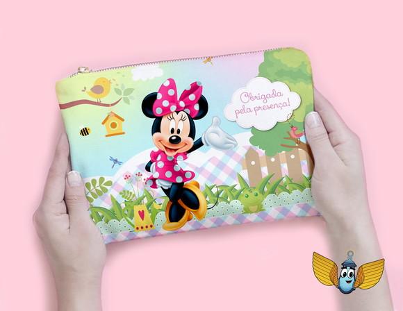 Necessaire Minnie Jardim