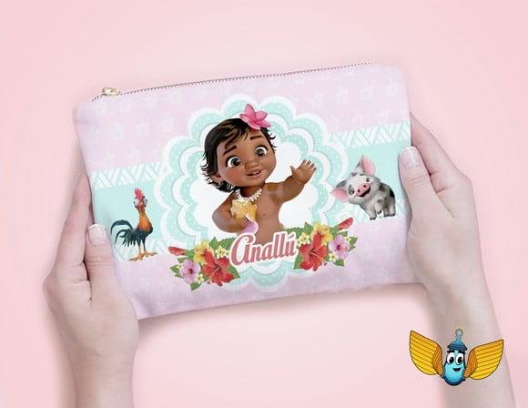Necessaire Moana Baby Rosa