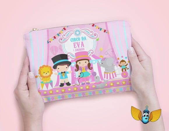 Necessaire Circo Meninas e Meninos