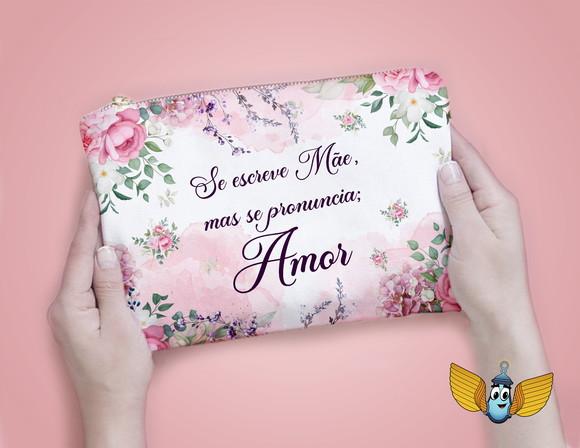 Necessaire Floral Amor de Mãe