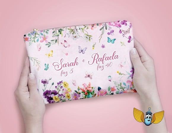 Necessaire Floral Borboletas
