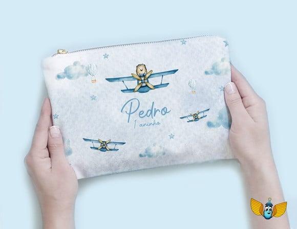 Necessaire Ursinho Aviador