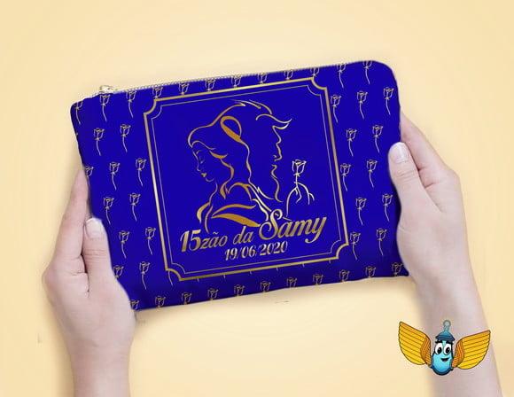 Necessaire Bela e a Fera 15 Anos