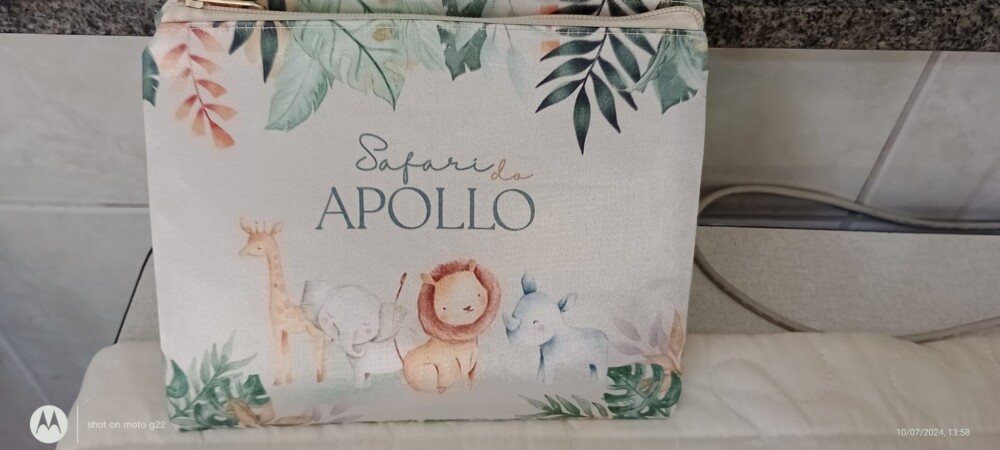 Necessaire Personalizada Safari | Lembrancinha Festa Infantil Saf