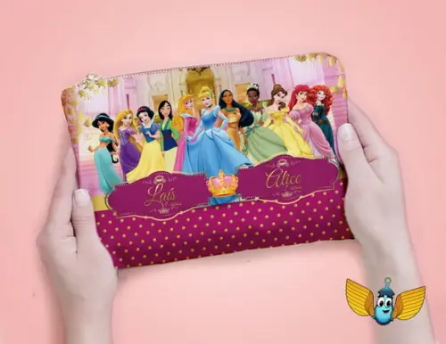 Necessaire Princesas e Principes - 100 Peças