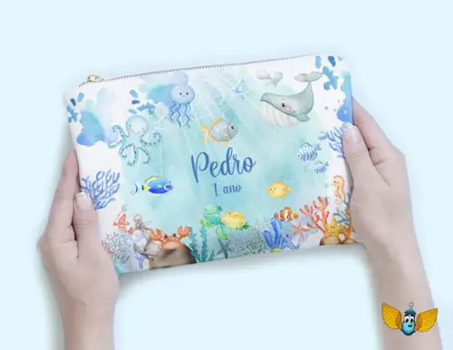 Necessaire Fundo do Mar Cute
