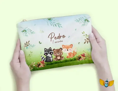 Necessaire Amigos da Floresta