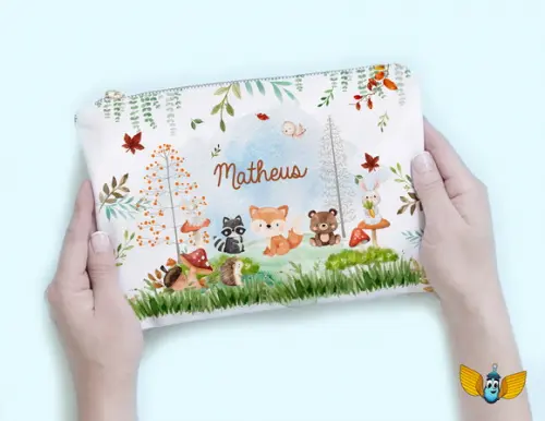 Necessaire Animais do Bosque