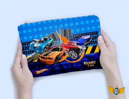 Necessaire Carros Hotwheels