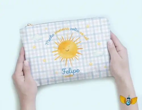 Necessaire Primeira Volta ao Sol