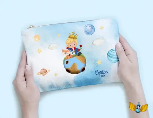 Necessaire Pequeno Príncipe Aquarela