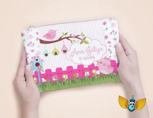 Necessaire Jardim Encantado Meninas e Meninos