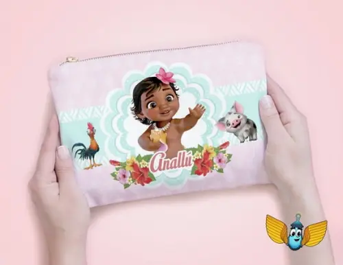 Necessaire Moana Baby Rosa