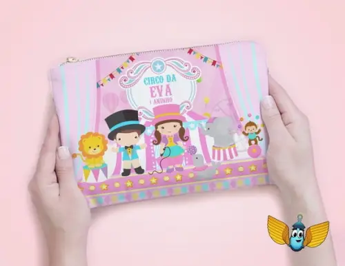 Necessaire Circo Meninas e Meninos