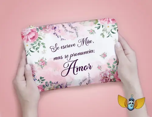 Necessaire Floral Amor de Mãe