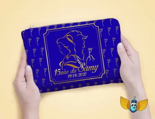 Necessaire Bela e a Fera 15 Anos