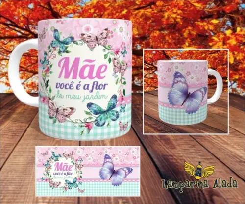 5 Artes para Caneca do Dia das Mães - Arquivo Digital