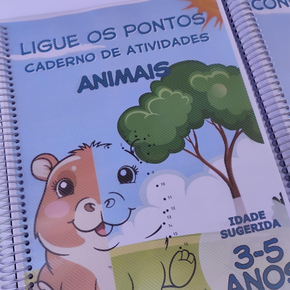 Ligue os Pontos Animais - Caderno de Atividades