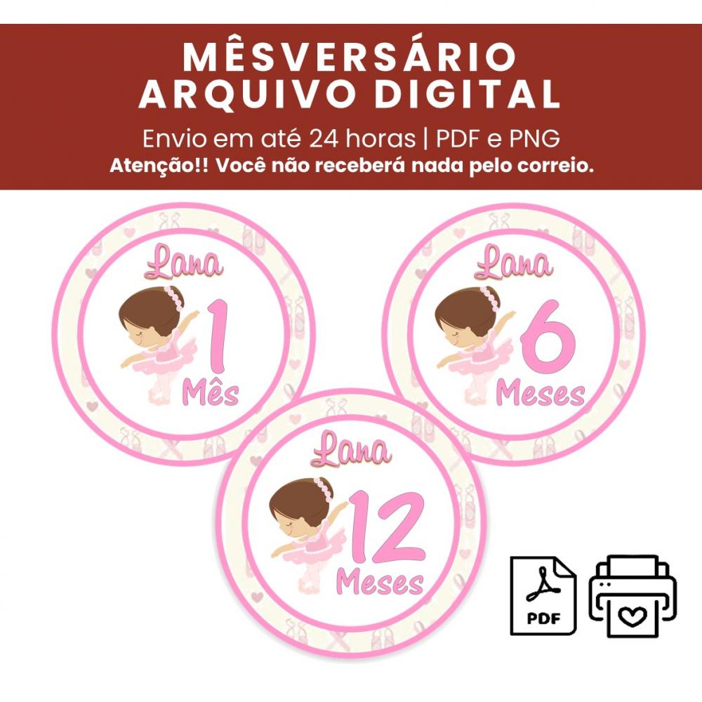 Arquivo Digital Mêsversário Bailarina