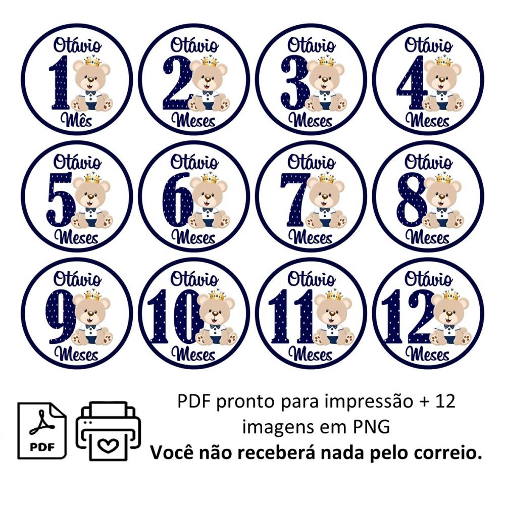 Arquivo Digital Mêsversário Ursinho Príncipe