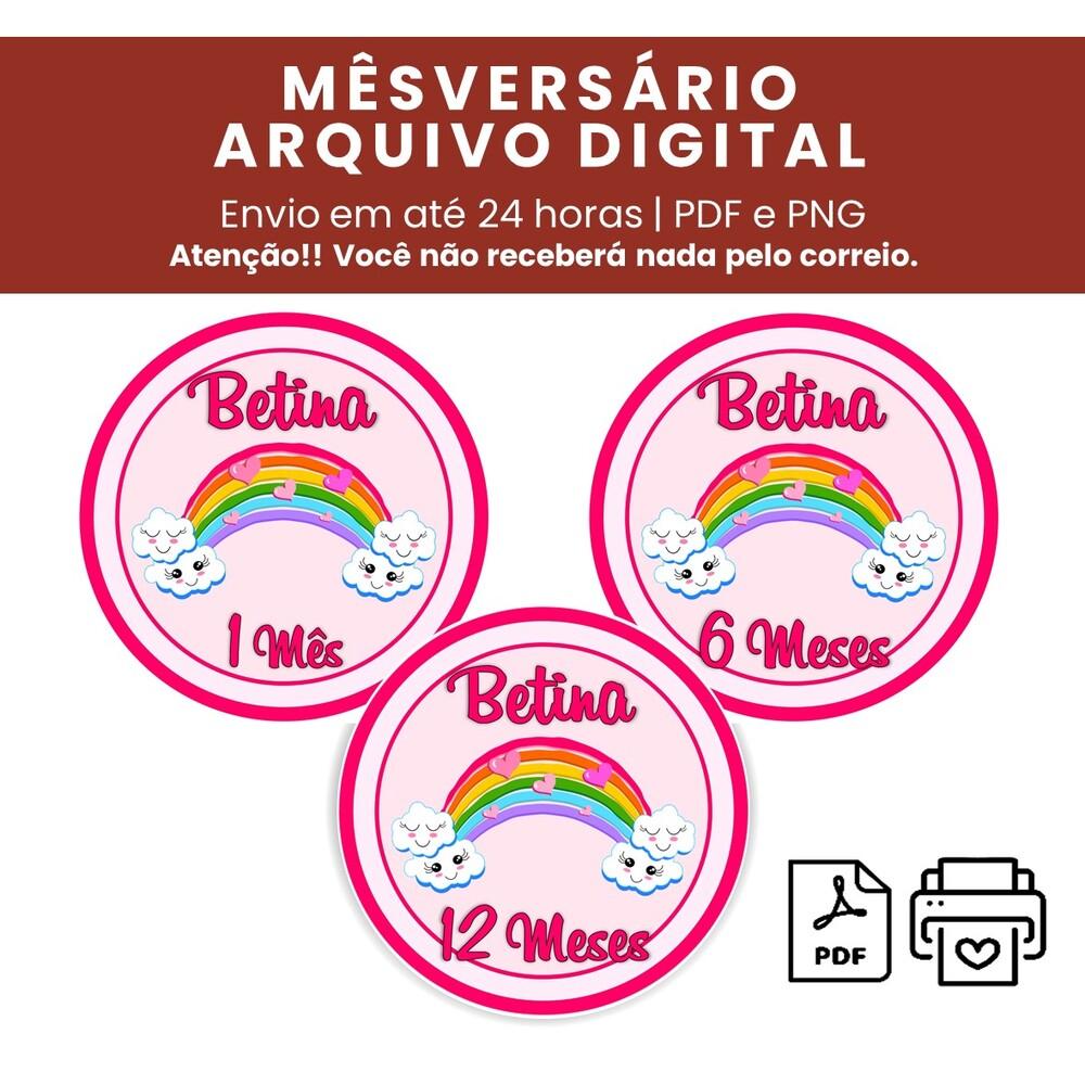 Arquivo Digital Mêsversário Arco-Íris