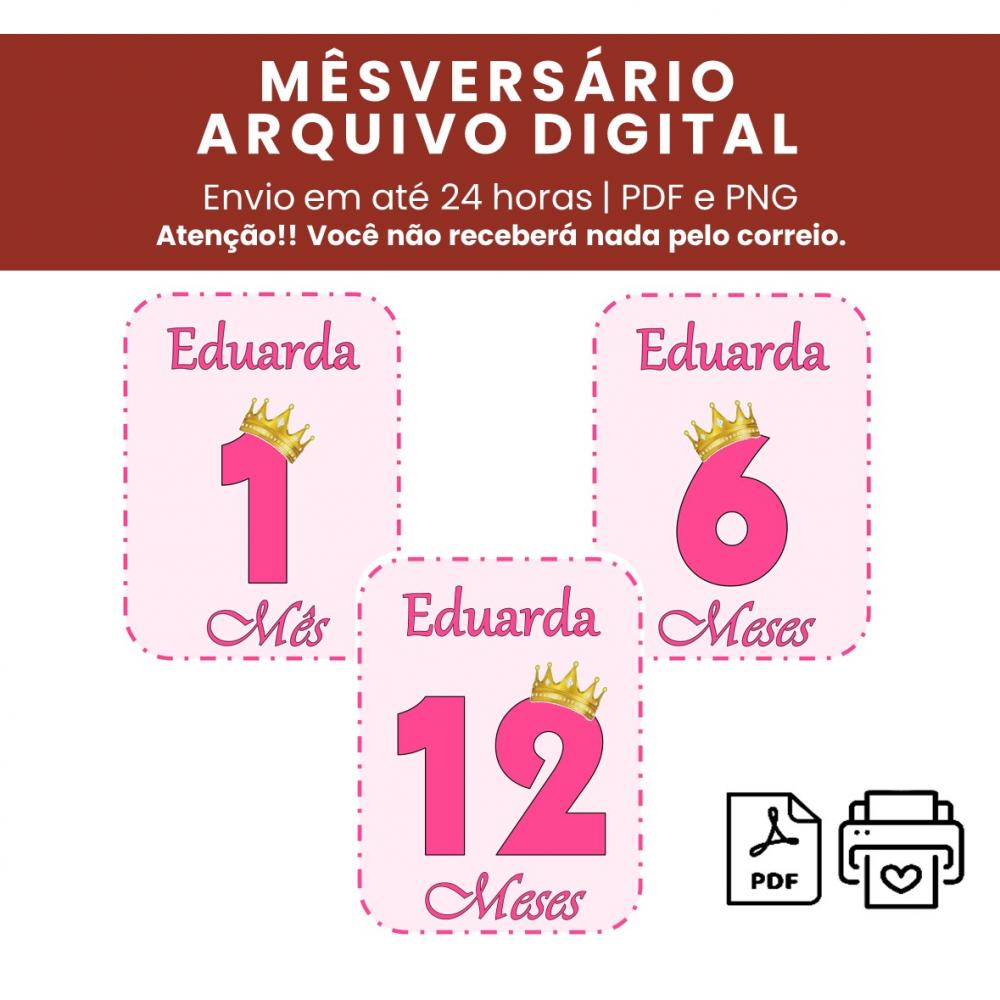 Arquivo Digital Mêsversário Princesa