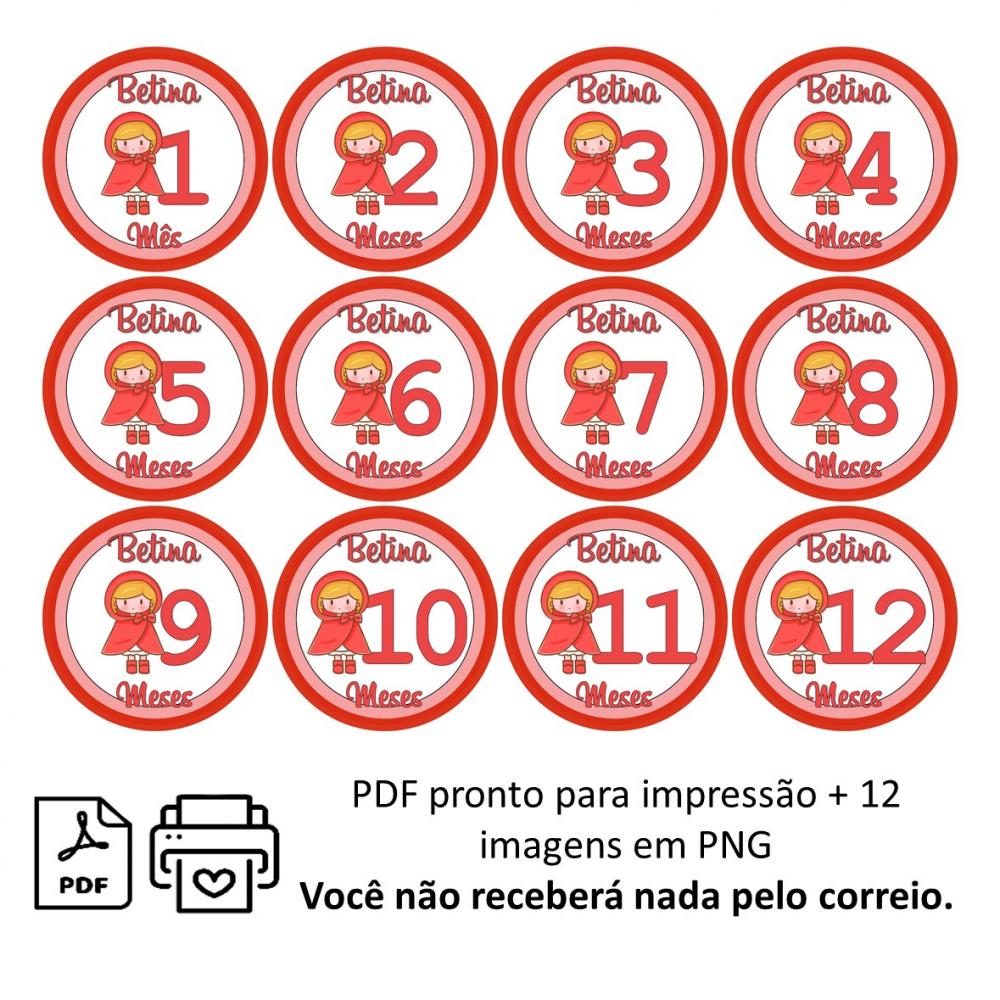 Arquivo Digital Mêsversário Chapéuzinho